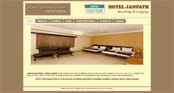 Desktop Screenshot of hotelanandvihar.com